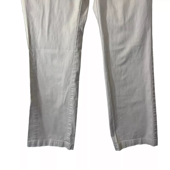 Old Navy Khaki Pants Size 6 Low Waist Stretch Neutral Beige Cotton Blend Bottoms - Picture 5 of 6